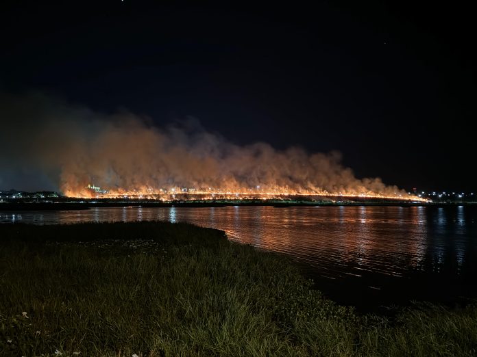 WhatsApp Image 2024-11-24 at 20.19.59 incendio que arrasó 50 hectáreas de vegetación en Posadas