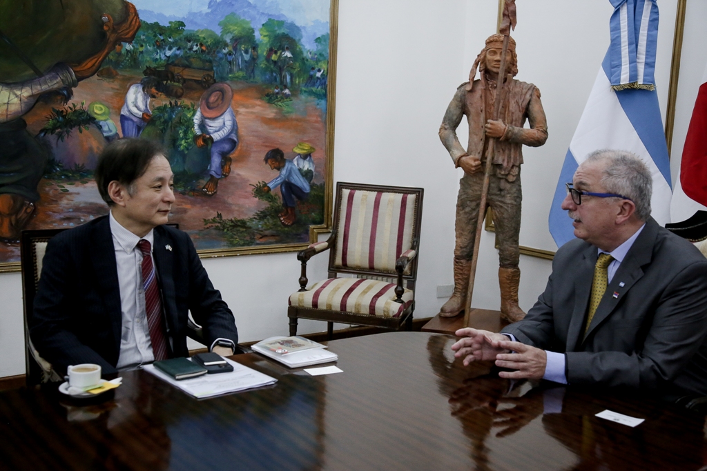 PASSALACQUA RECIBIÓ AL EMBAJADOR DE JAPÓN