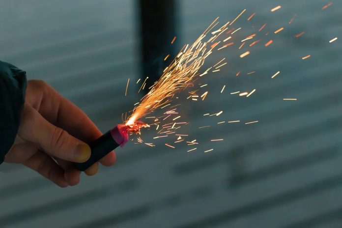 explosión de un petardo