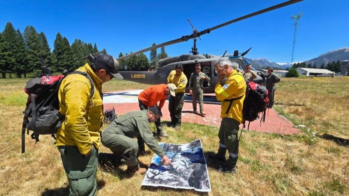 Incendio en el Parque Nacional Nahuel Huapi
