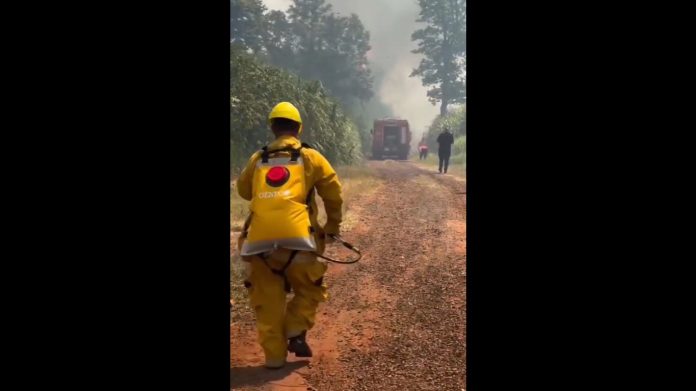 fuefng alerta extrema por incendios en Misiones
