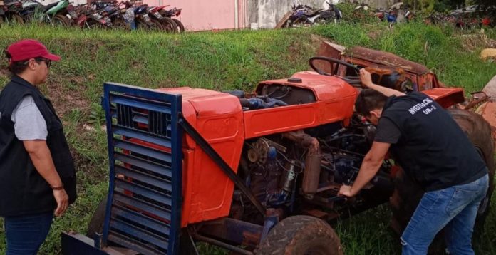 tractor robado