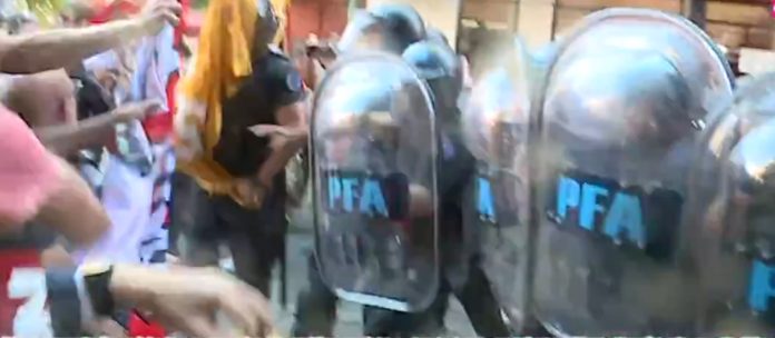 El Gobierno Nacional denunció por terrorismo a 17 manifestantes