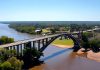 Puente binacional en El Soberbio