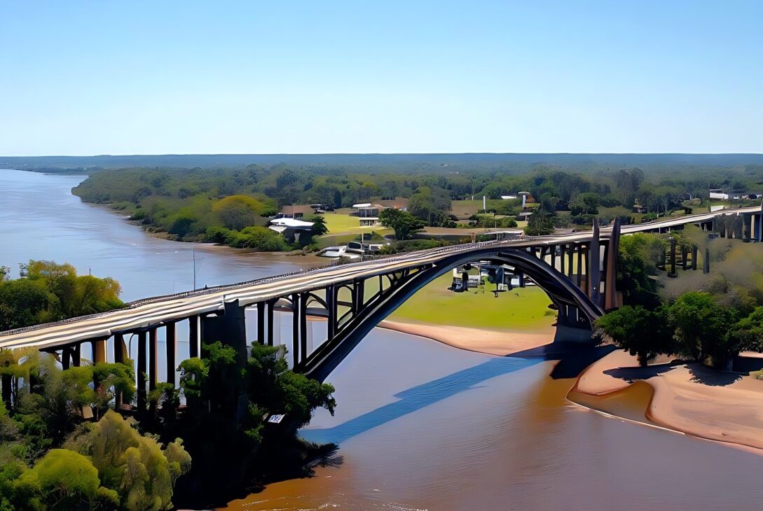 Puente binacional en El Soberbio