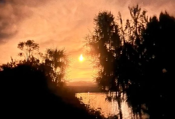 cae meteoro en Bariloche