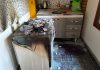 explosión de una cocina a gas