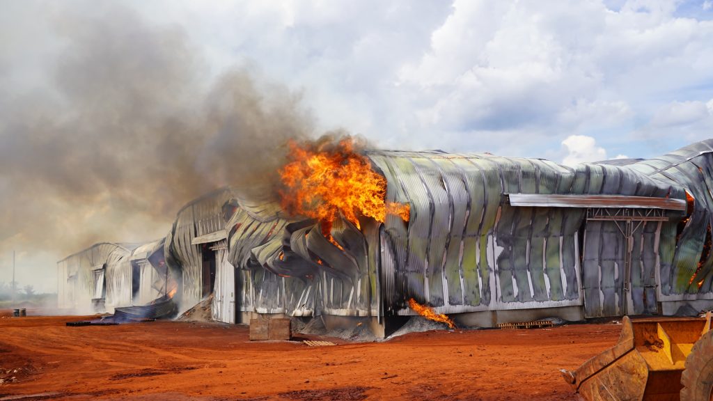 incendio en la cooperativa de Corrientes