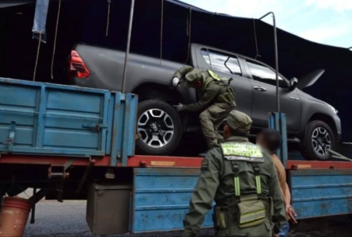 camioneta robada
