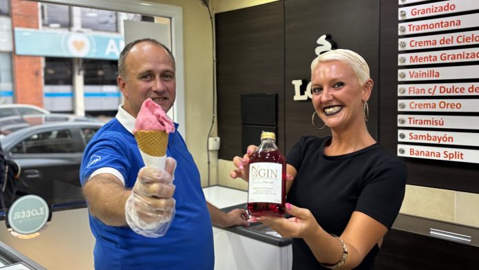 helado con gin