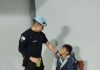 Policías resguardaron a un niño