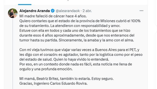 Misiones suma el PET-TAC al Parque de la Salud