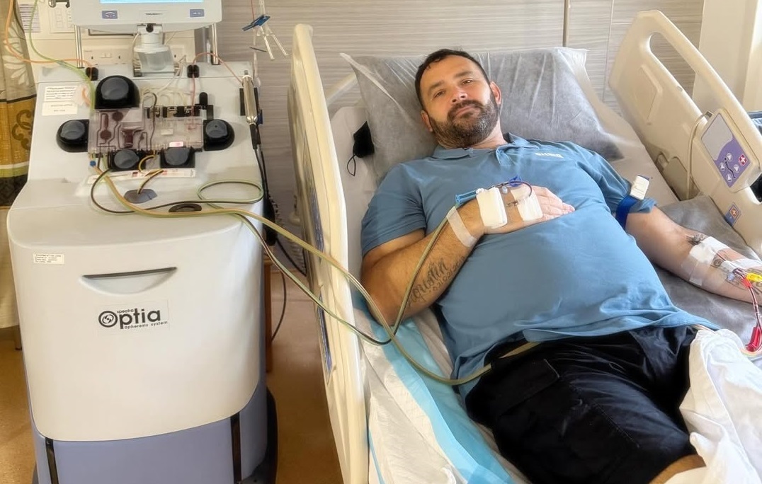 El padre de Santino fue el donante de las células para el primer trasplante que recibió el niño posadeño.