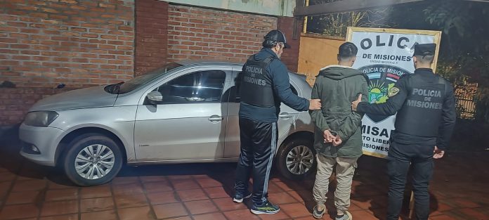 detuvieron a un hombre en un control de tránsito