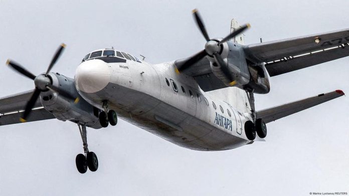 cayó un avión ruso