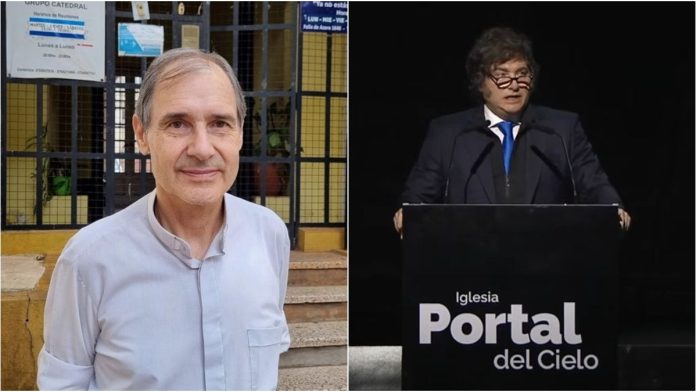 sacerdote Alberto Barros repudió los dichos de Milei