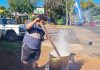 venta de locro en el Día de la Independencia