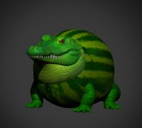 Una representación en 3D de Glorbo Fruttodrillo