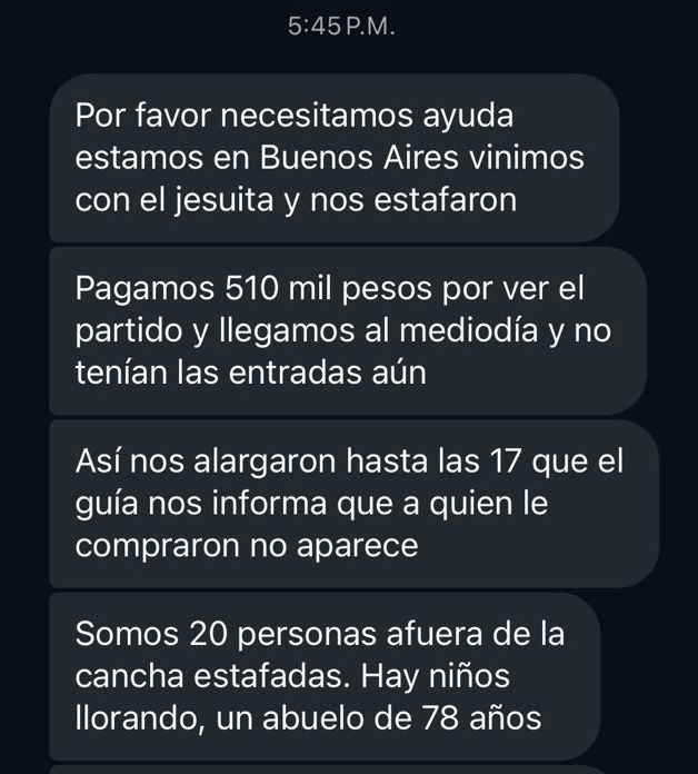 misioneros estafados - partido de argentina 2