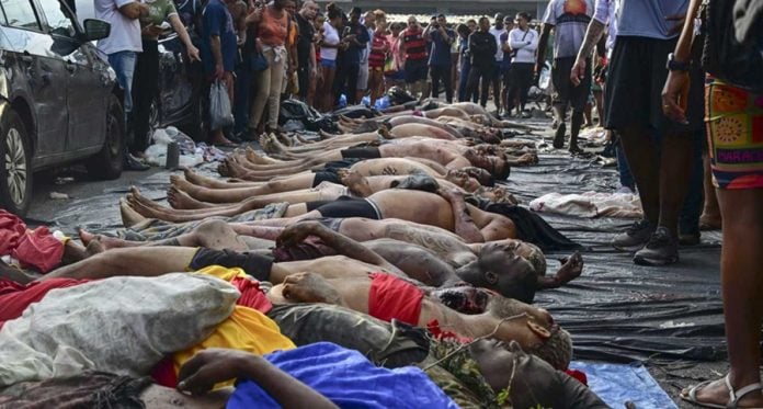 cuerpos masacre de rio