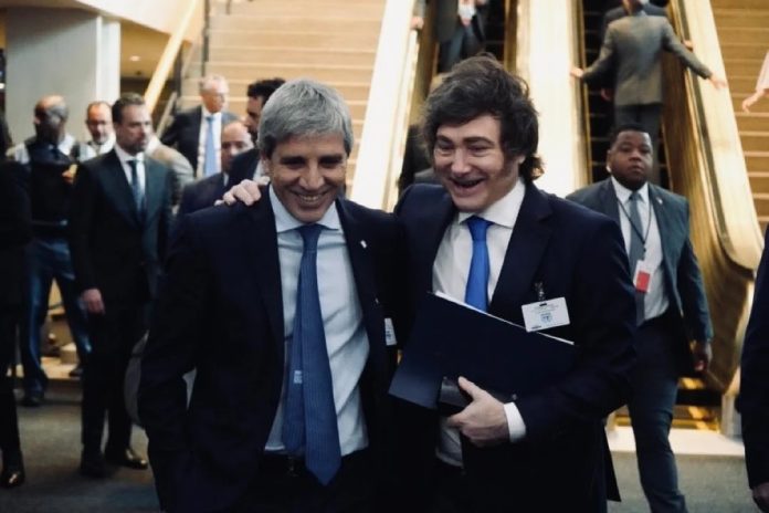 milei y caputo