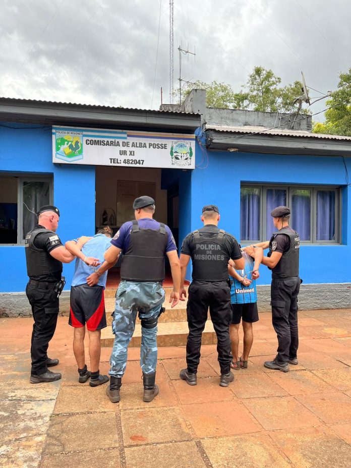 agresores detenidos