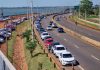 puente Posadas Encarnación, tránsito fronterizo, fiestas de fin de año, compras en Paraguay, Encarnación, Posadas, aguinaldo, Misiones, frontera Argentina Paraguay