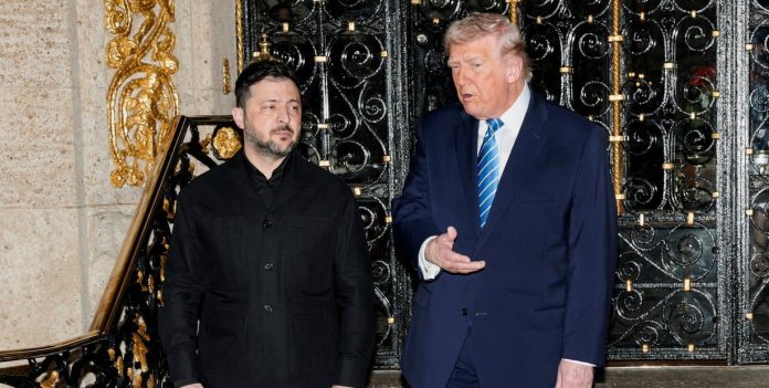 Zelensky y trump reunió