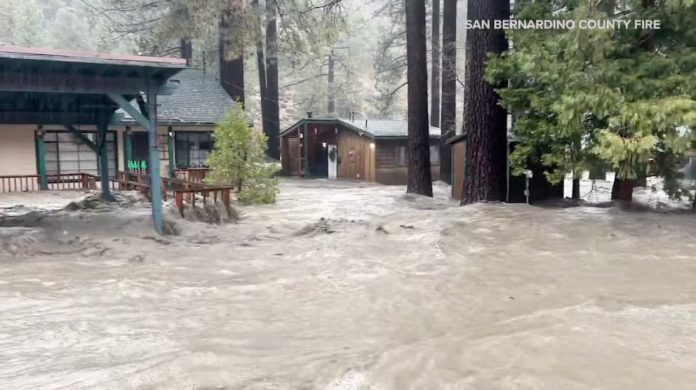 California bajo el agua