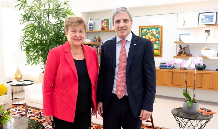 Caputo se reunió con Kristalina Georgieva