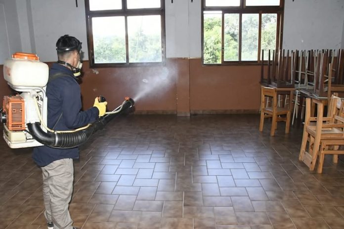 Eldorado intensifica fumigación inicio de clases