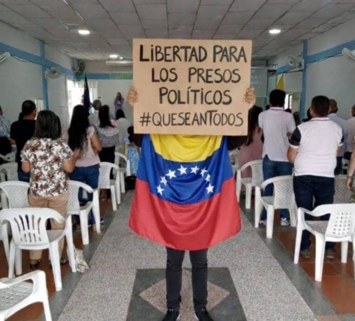presos políticos en Venezuela