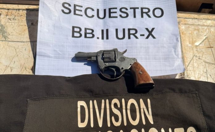 hallan arma de un ataque