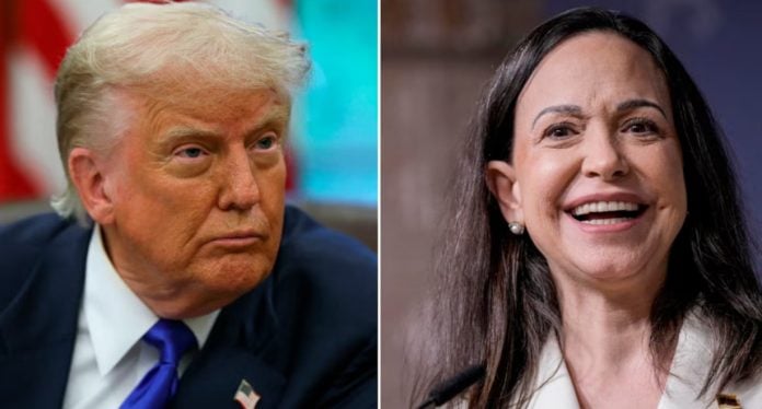 trump y machado