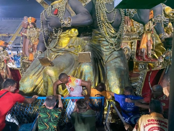 Accidente en el Carnaval de Río de Janeiro