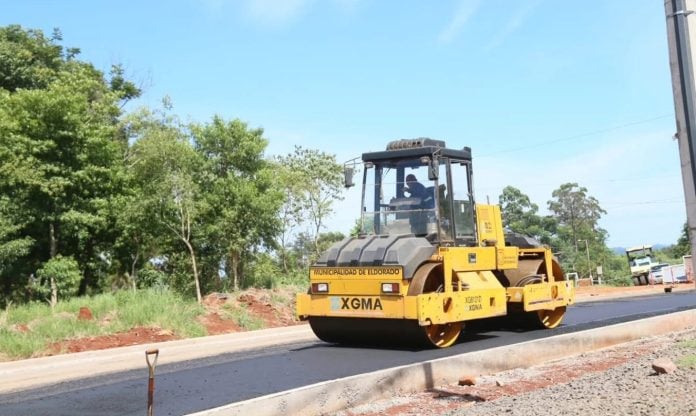Eldorado avanza con obras viales