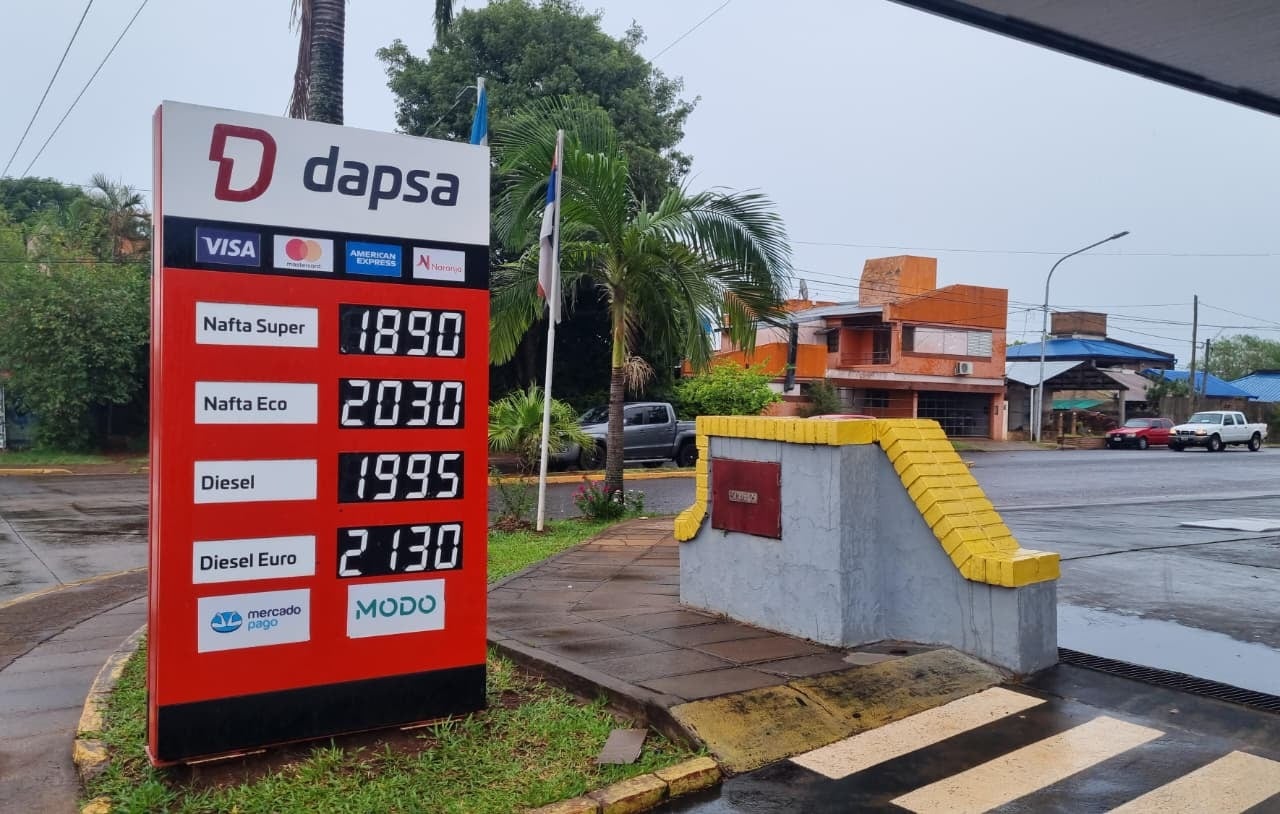 consumo de combustible sigue estancado en Posadas