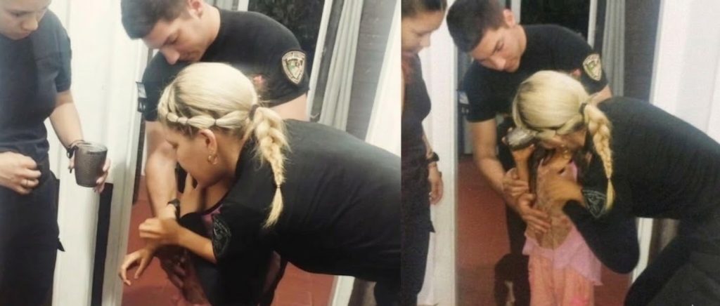 salvaron la vida a una nena que se atragantó con un caramelo