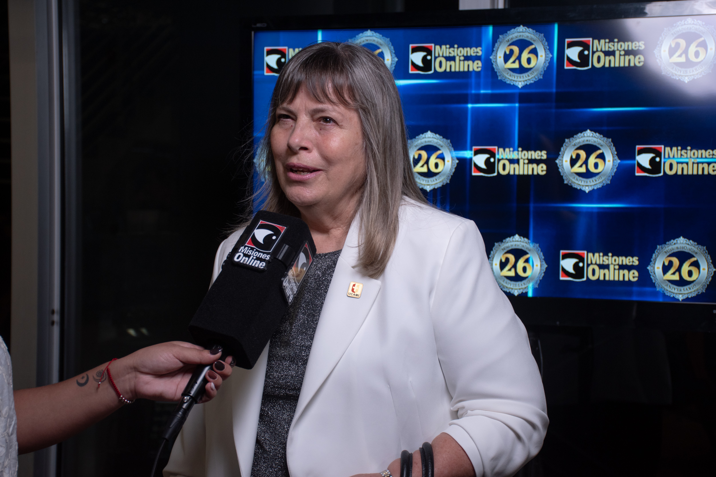 26° Aniversario de Misiones Online rectora UCAMI