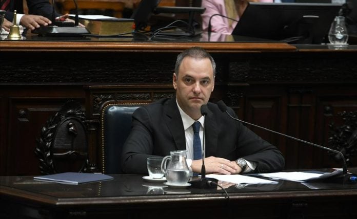 Adorni en el Congreso Alberto Arrúa