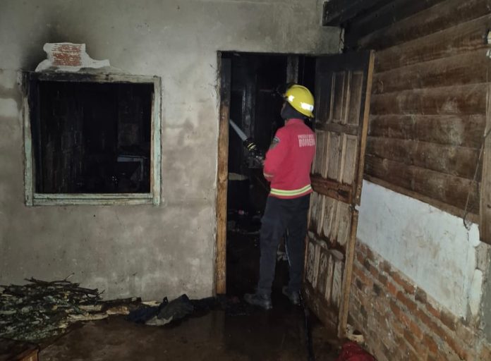 Indendio en Garupá Incendio en una vivienda de Garupá