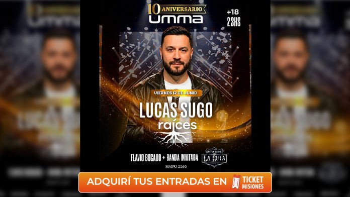 Lucas Sugo Aniversario de UMMA