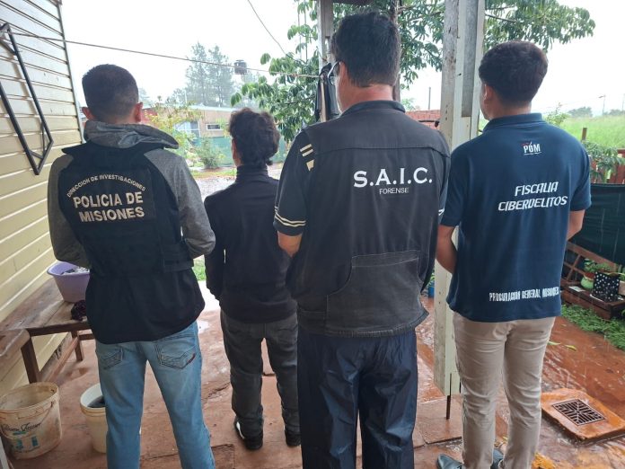 allanamiento en el barrio Itaembé Guazú por masi (2)