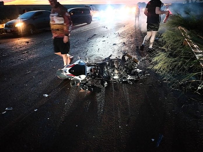 Violento choque múltiple en Paraguay