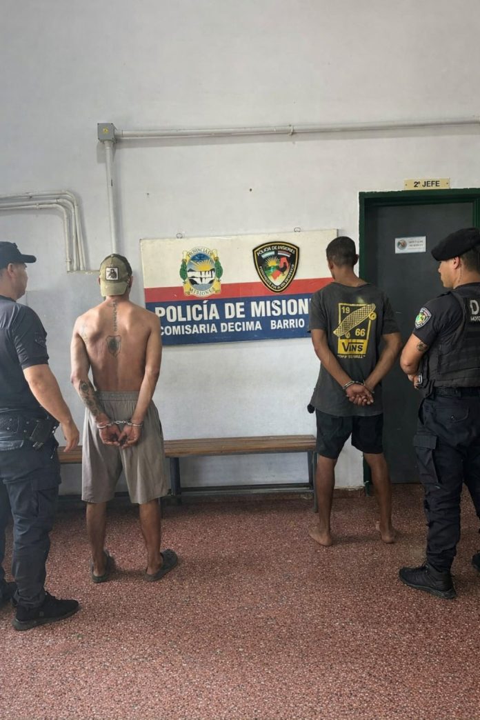 ladrones detenidos