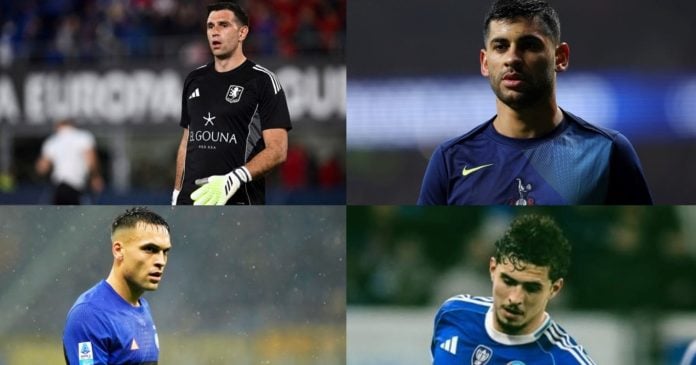 lesionados de la Selección Argentina