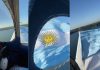 Homenaje en el cielo de Posadas