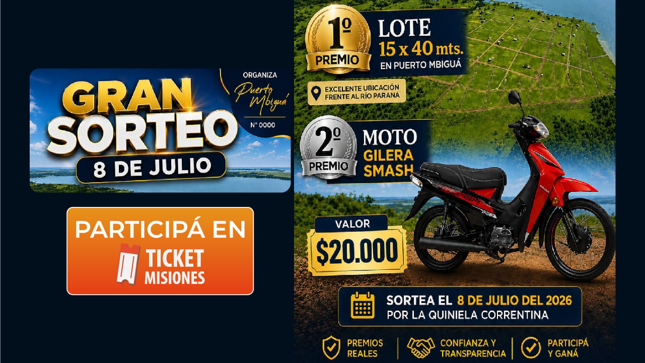 Sorteo Puerto Mbiguá