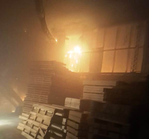 Incendionen el aserradero