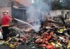 principio de incendio en un galpón en Posadas